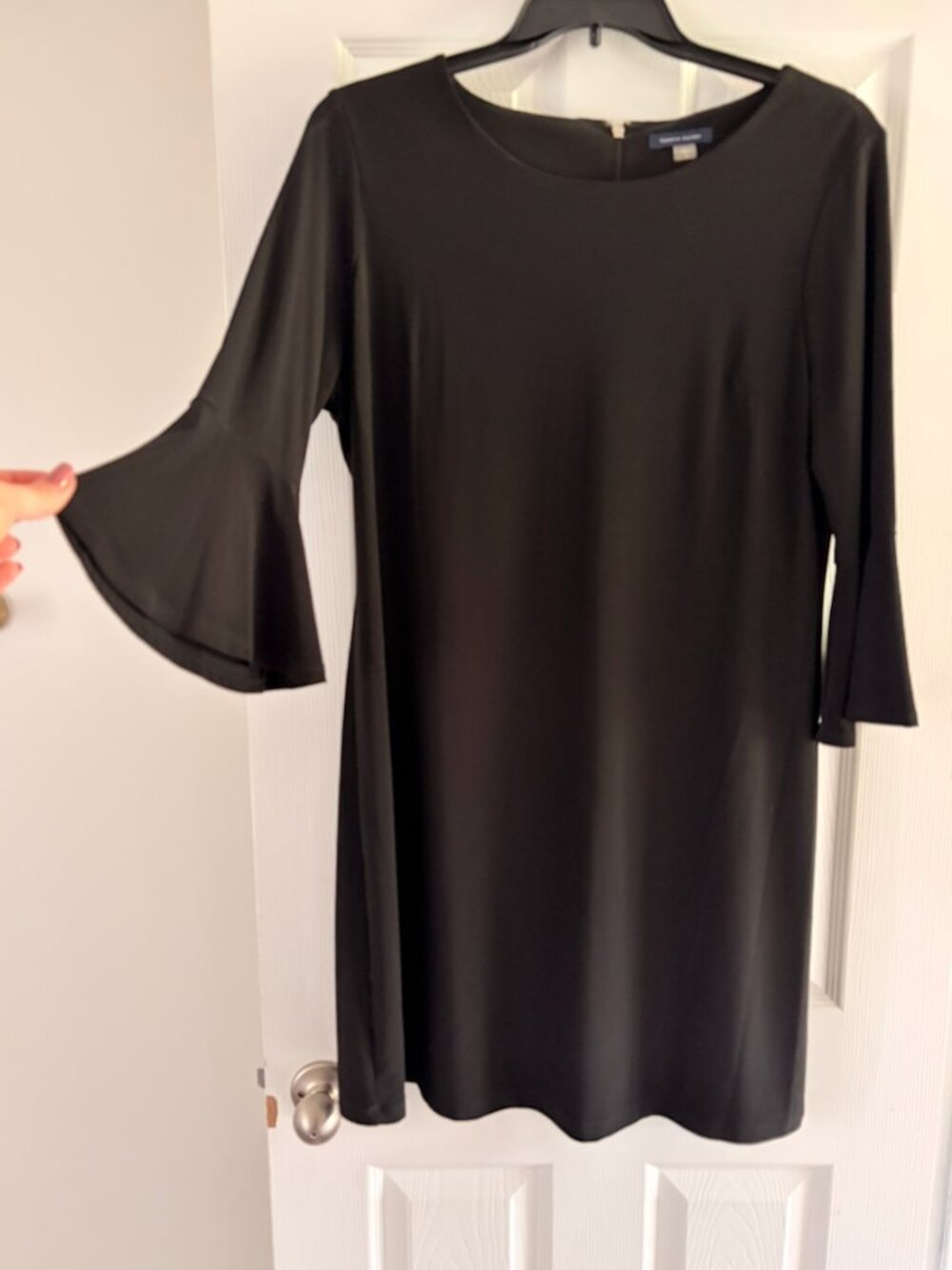 Tommy Hilfiger Black Bell Sleeve Dress - Picture 2 of 3